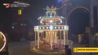 16 Seaters Kiddie Carousel Ride - Beston Rides - #carouselride