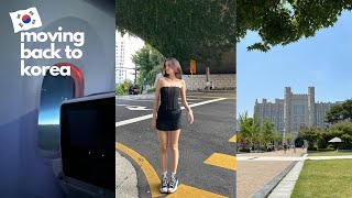 moving back to KOREA vlog: settling in, my first days