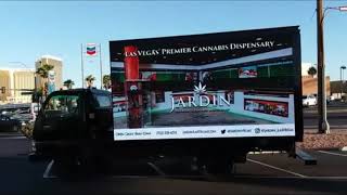 Digital LED Sign Truck in Vegas