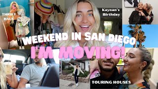 San Diego Vlog: Touring Future Homes, Landed a Crazy Job? California Thrift Haul & Kaynan's Birthday