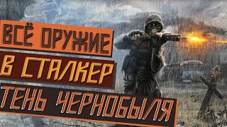 ВСЕ ОРУЖИЕ В СТАЛКЕР ТЕНЬ ЧЕРНОБЫЛЯ