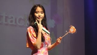 190428#2 IU - Photo time + talking @sudden attack fan meeting