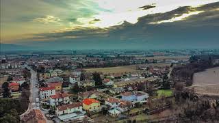 Tavagnacco e il torrente Cormor - in volo col drone sulla campagna friulana