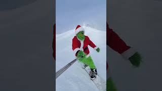 There will be no christmas🎄#snowboard #snowboarding #christmas #grinch