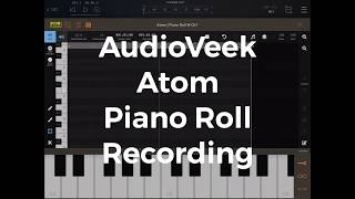 Atom | Piano Roll: Recording and step input tutorial