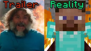 Minecraft Trailer VS Reality