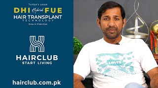 Sarfraz Ahmed (Former Captain of the Pakistani Cricket Team)Thrilled with PRP Hair Treatment Results