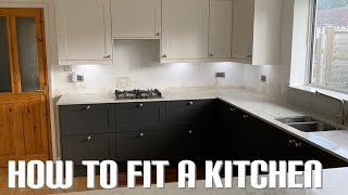 How to fit a kitchen