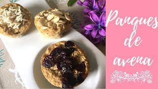 ¡POSTRE SUPER SALUDABLE! PANQUES DE AVENA / Las recetas de ross