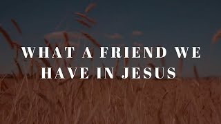 What a friend we have in Jesus - hymn (Guitar worship)