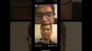 Tanmay bhat Instagram live with random part 4