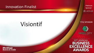 Business Excellence Awards 2023: Visiontif | Innovation Award Finalist