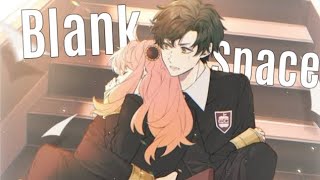 【Nightcore】↬ Blank Space (Rock Version)||AMV||Rope木村