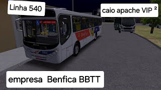 ( proton bus simulator) caio apache VIP ² VW17.230 mapa novos recanto V. 1.0 Linha 540