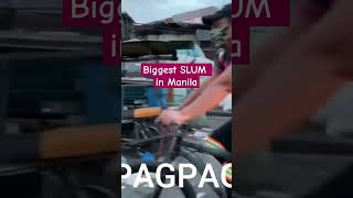 Biggest SLUM in Manila #slum#tondoslum #biggestslum #shortsvideo #shortsyoutube #shortvideo #shorts