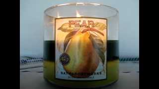 Bath and Body Works Candle Review- Candle of the Week: Pear (No. 7)