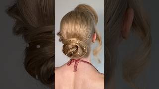 Низкий пучок #hairstyle #hairtutorial #низкийпучок #гладкийпучок #туториалгладкийпучок