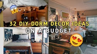 32 DIY DORM ROOM DECOR IDEAS ON A BUDGET