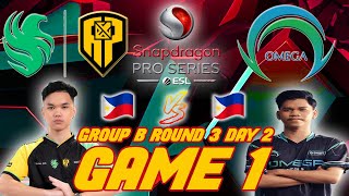 FALCONS APBREN VS. SMART OMEGA [FULLGAME 1] ESL SNAPDRAGON PRO SERIES DAY 2