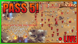 War Begins! Pass 5 Opening! [Part 2!] Live Call of Dragons