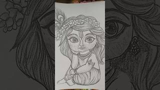 #samikshadukareart #viral #wardha #trending #shots #youtubeshorts #art #drawing #video #janmashtami