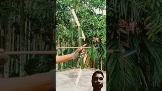 Bamboo Creations with Green bamboo crossbow #bambo0 #slingshots #Bambooart #Diy