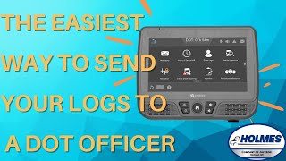 How to Send E-Logs to a DOT Officer - using Omnitracs!