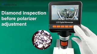 Polarizer LCD Digital Microscope