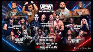 AEW DYNAMITE 11/8/2023 REVIEW: THIS WAS AN OK SHOW BUT NO REAL EXCITEMENT!!!