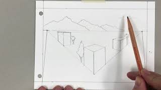 2 Point Perspective Landscape Demo