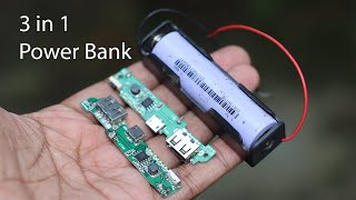 How to Make 3 in 1 Power Bank