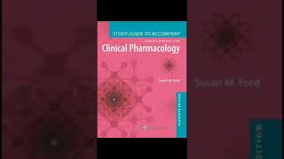 Clinical Pharmacology Books | Recommended books #doctor #drugdevelopment #pharmacology