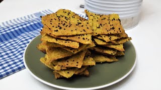 QLÜTENSİZ KREKER. Asan, qənaətcil resept! VEGAN və SAĞLAM,  Arığlama! How to make Vegan Crackers