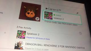 My Nintendo Switch Friend Code | Read desc |