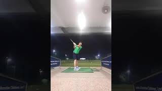 My golf swing: Driver (down-line)