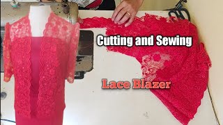 part 2: How to Make open-front blazer (cutting and sewing)