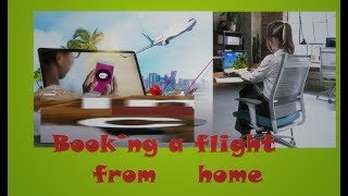 How to book a flight from home