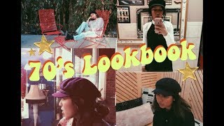 70's Lookbook // Styling Baker Boy hats