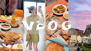 Vlog 孕期日常｜上海好吃的烧鸟｜今年的第一口苔条月饼！！｜佛罗伦萨小镇🛍️ 七月生活碎片