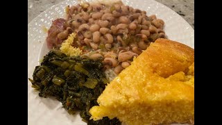 Traditional Southern New Year's Day Meal