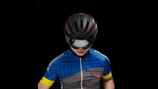 Bicycle Helmet LED Light Rechargeable Intergrally-molded Cycling Helmet Mountain Road Bike