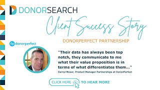 DonorPerfect and DonorSearch Partnership