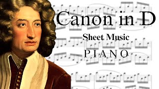 Pachelbel - Canon in D, Sheet Music