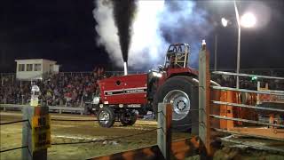 IHC pull tractor, Chelsea MI 8-24-2018