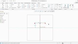 Symmentric Constraint In Creo Sketching