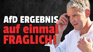 💥EILT: "FLASCH GERECHNET" Wahlleiter ÜBERPRÜFT AfD ERGEBNIS