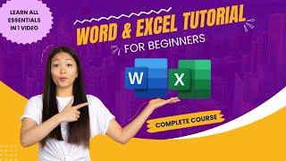 Microsoft Word and Excel Tutorial for Beginners