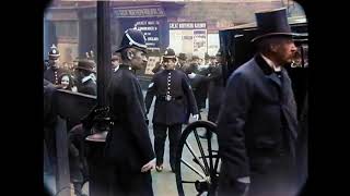 Dignitaries Arriving UK 1904 (Colorized)