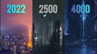 Future of Tokyo Overtime (2022 - 4000) Timelapse