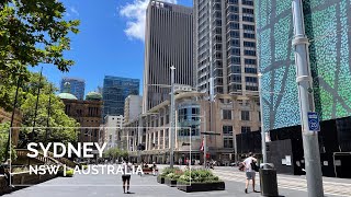 SYDNEY CBD Australia - 4K (2022) | NSW - SYDNEY Walking Tour Video Ep 6.